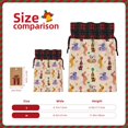 thumbnail image 3 of Rocae Dogs In Different Poses Print Christmas Drawstring Linen Gift Bag with Drawstrings Treat Bag Goody Present Bags for Christmas Party Favor, 3 of 8
