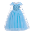 thumbnail image 5 of IBTOM CASTLE Snow Queen Frozen Princess Elsa Costumes for Girls Children Tulle Dress with Accessories Ice Princess Dress up Carnival Christmas Birthday Dress Fancy Dress Clothing, 5 of 6