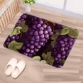 thumbnail image 5 of Grape Indoor Carpet Kitchen Rug Office Mat - Polyester Non-Slip Machine Washable, 5 of 6