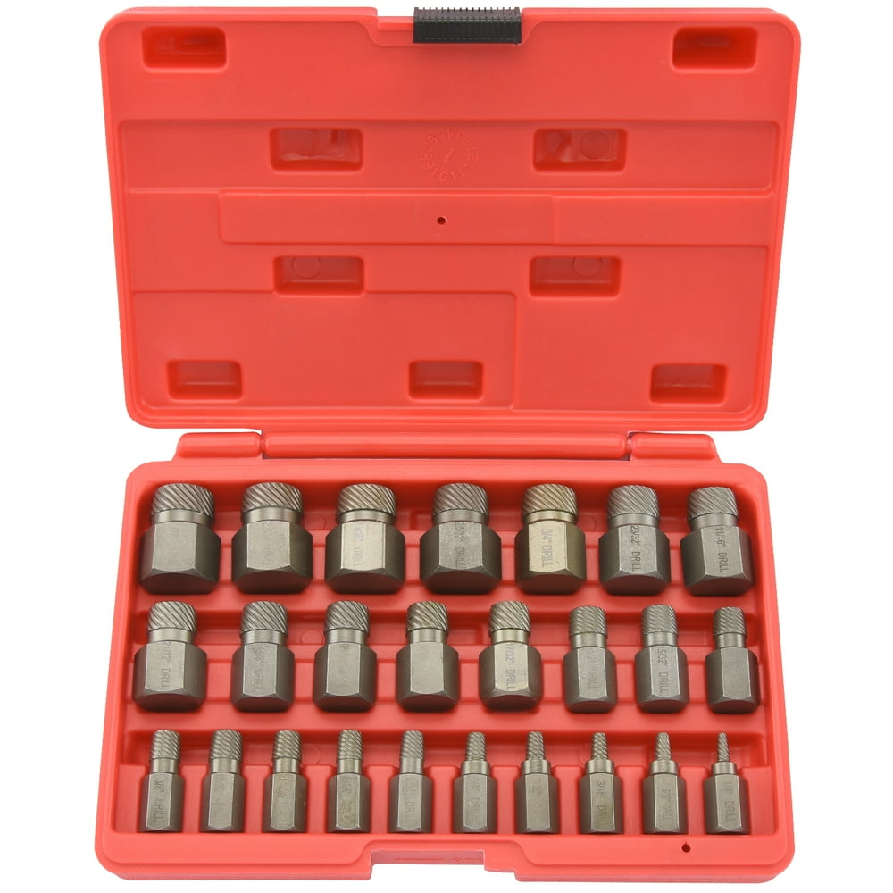 Neiko Neiko 25 PC Screw Extractor MultiSpline Hex Bit Socket Bolt