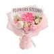 thumbnail image 1 of Ramo de flores de crochet Strade Fareast Limited terminado para cumpleaños de apartamento Rosa, 1 of 8