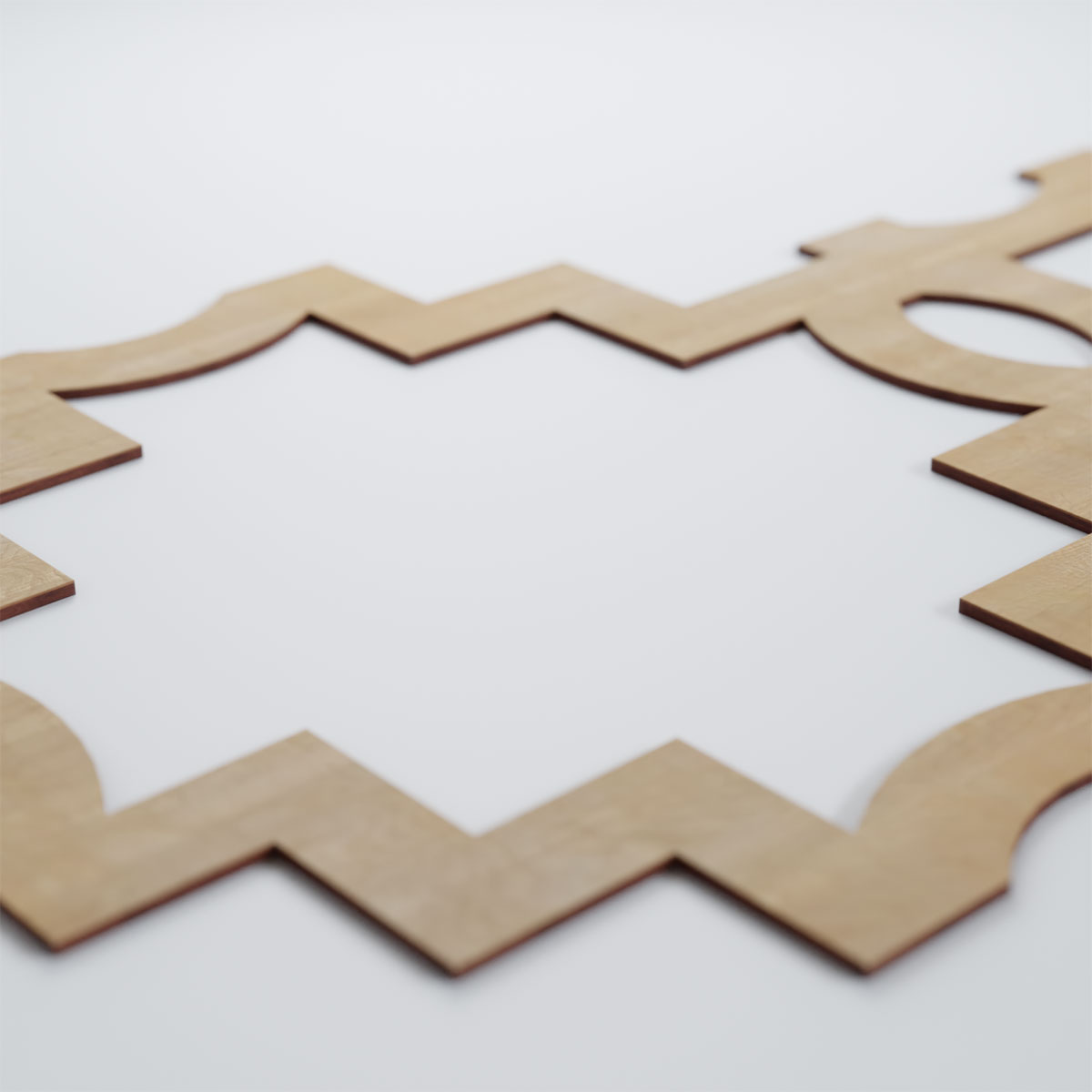 Ekena Millwork 35 1/8"W x 23 3/8"H x 1/4"T Large Cordova Decorative Fretwork Wood Wall Panels, Birch