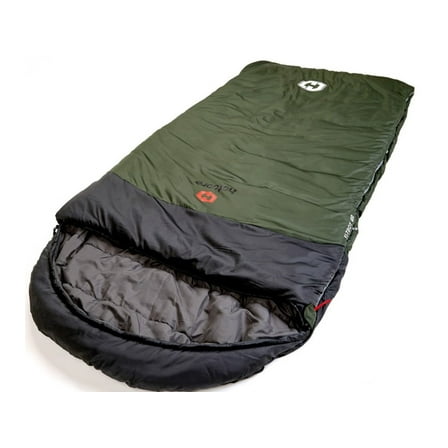 Hotcore  Rectangular Sleeping Bag, Forest Green, 93in x 42in