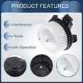 thumbnail image 4 of Conjunto de motor de soplador HVAC Unique Bargains No.8710360330 para Dodge Avenger 2008-2014 Metal Plástico Negro Blanco 1 Pc, 4 of 6