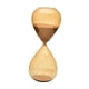 thumbnail image 4 of Reloj de arena con temporizador de 15 minutos, reloj de arena decorativo, reloj de arena de vidrio. Marrón, 4 of 9