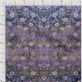 thumbnail image 1 of Soimoi Modal Satin Fabric Floral & Leopard Panel Printed Fabric 1 Yard 42 Inch Wide, 1 of 3