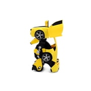 Transformers Bumblebee Converting RC by Jada Toys – Auto Transformation Robot with Electronic Sounds, 11, Radio Control Cars