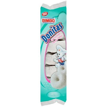 Bimbo Donitas Powdered Donuts, 8 ct, 4 oz