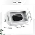 thumbnail image 3 of Ecohintz Waterproof Shower Phone Holder - 480° Rotation & Angle Adjustable Wall Mount, Foldable Extending Case for 6.8" Screens, Suction Cup for Bathroom & Kitchen, Touchscreen-Friendly, White, 3 of 8