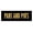 Black Gold, variant on Signs ByLITA Basic Pans and Pots Sign (Black) - Small