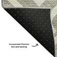 thumbnail image 3 of Addison Rugs Mayfield Washable Transitional Geometric Taupe Rectangle Rug, 8' x 10', 3 of 6