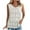 White, variant on Timegard Womens Tank Tops V Neck Hollow out Loose Sleeveless Tops Solid Color Summer Beach Vacation