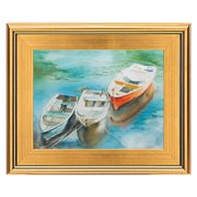 Creative Mark 18x24 Plein Air Style Frame, Hand Leafed Gold, Museum Quality