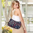 thumbnail image 5 of FORMRS Womens Shoulder Bag with Chain Strap Clutch Purse Cute Tote Handbag, Red Starry Pattern, 5 of 7