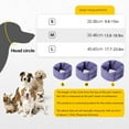 thumbnail image 3 of Blukids Dog Thunder Ear Muffs,Dog Calming Hoodie No Flap Ear Wraps for Dogs Hematoma Healing,Dog No Flap Noise Protection Ear Wrap Relieve Anxiety,Dog Ear Cover The Grooming, Pet Supplies(Purple), 3 of 8