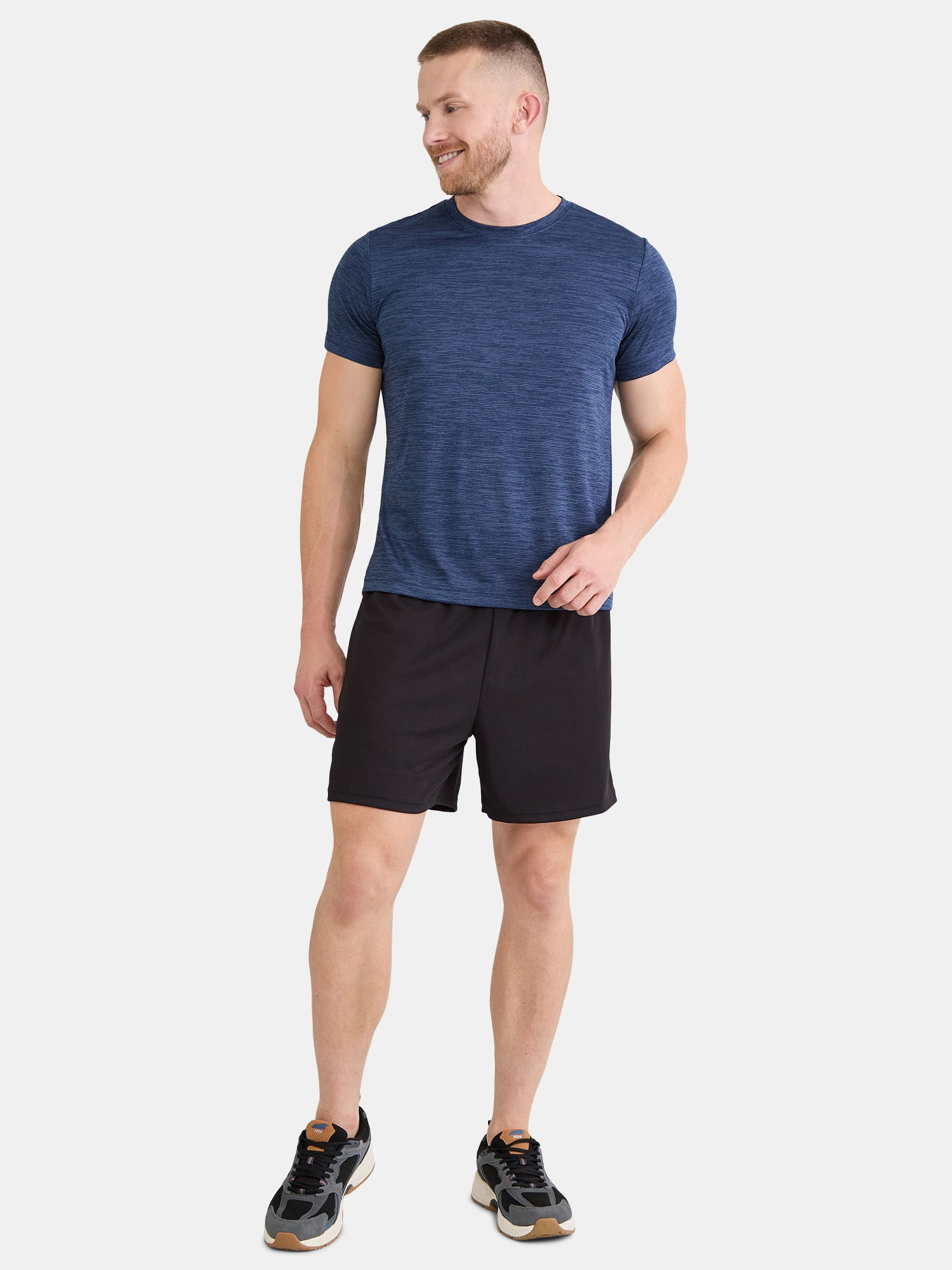 Athletic Works Men’s & Big & Tall Men’s Active Performance Jersey Tee Shirt, Sizes XS-5XL