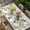 White, variant on Beige Spring Floral Table Cloths for 4 Foot Rectangle Tables, Elegant Pastoral Flowers Birds Watercolor Patio Waterproof Elastic Fitted Tablecloths, Washable Rectangular Table Cover for Camping