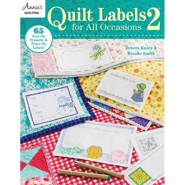 Quilt Labels for All Occasions 2 65 IronOn Transfer & TraceOn