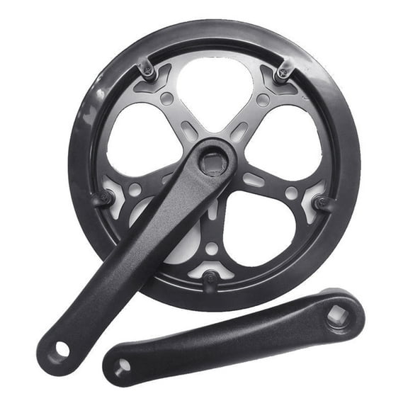Folding Bike Chainwheel Crankset 52T/48T/40T Electric Bicycles Chainwheel Aluminum Alloy Bicycles Crank Chain Wheel