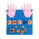 thumbnail image 5 of Tablero de fieltro para aprender a contar y contar números con los dedos, juguetes de educación temprana para niños. Estilo B, 5 of 9