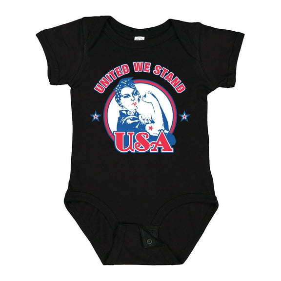 Inktastic Rosie Riveter United USA Girls Baby Bodysuit