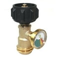 thumbnail image 1 of Irfora Reemplazo del medidor de presión del adaptador de latón del tanque de propano para parrilla de gas LP Irfora Medidor de tanque de propano, 1 of 7