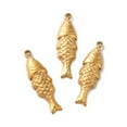 thumbnail image 2 of Ion Plating(IP) 304 Stainless Steel Pendants Fish Charm Golden 23x7x2.5mm Hole: 1.5mm, 2 of 3