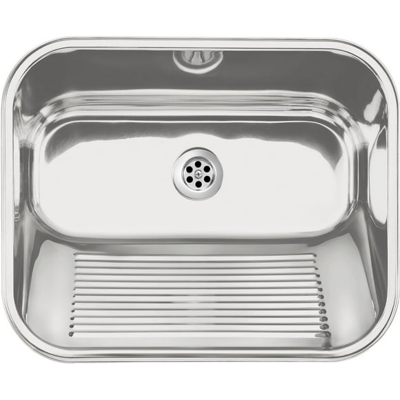 deante - 1-bowl utility sink - recessed or wall-mounted