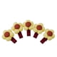 thumbnail image 3 of 5pcs Bebé Niños Flor Pinzas para El Cabello Pinzas Horquilla Accesorios Amarillo, 3 of 9