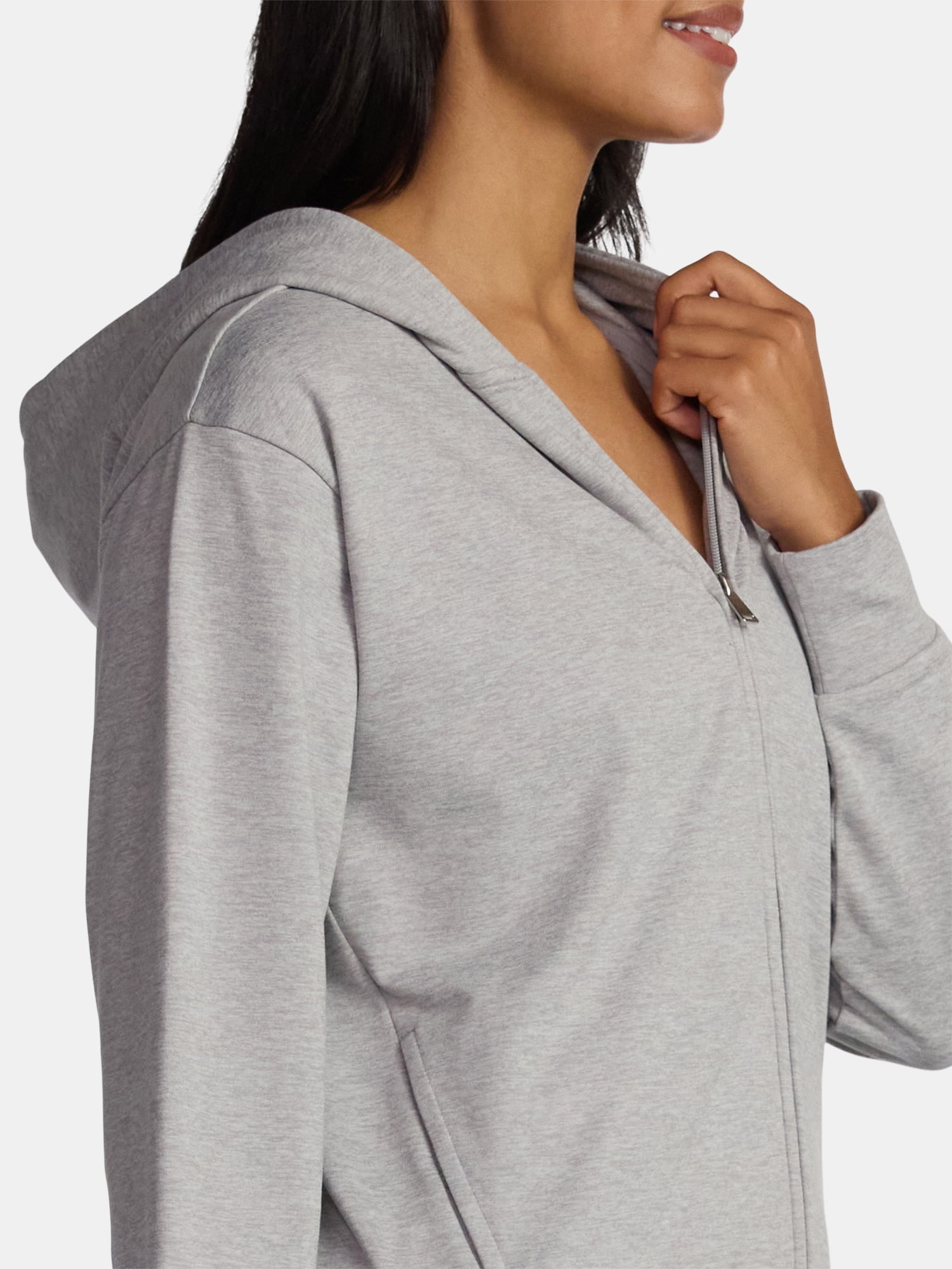 Athletic Works Women's and Women's Plus ButterCore Zip Up Hoodie, Sizes XS-4X
