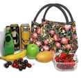 thumbnail image 3 of Honeii Watercolor Red Wildflowers Print Cooler Bag Insulated, Large Leakproof Soft Sided Portable Cooler Bag,Lunch Box Lunch Bag, 3 of 6