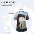 thumbnail image 3 of KLL Clear Sky Mountain Red Dragon for Men's Baseball Shirts,Short Sleeve Casual Shirts Button Down Shirt for Men Beach Summer Wedding Shirt-Medium, 3 of 7