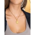 thumbnail image 2 of U7 Initial Monogram Necklace Letter Gold Pendant X for Women Men,Square Capital Resizable Chain, 2 of 7