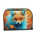 thumbnail image 2 of Yiaed Fiery Red Maple Leaf Fox Print Two Slice Bread Machine Cover, Universal Size Kitchen Appliance Cover for Bread Machine,Bread Machine Cover, 2 of 7