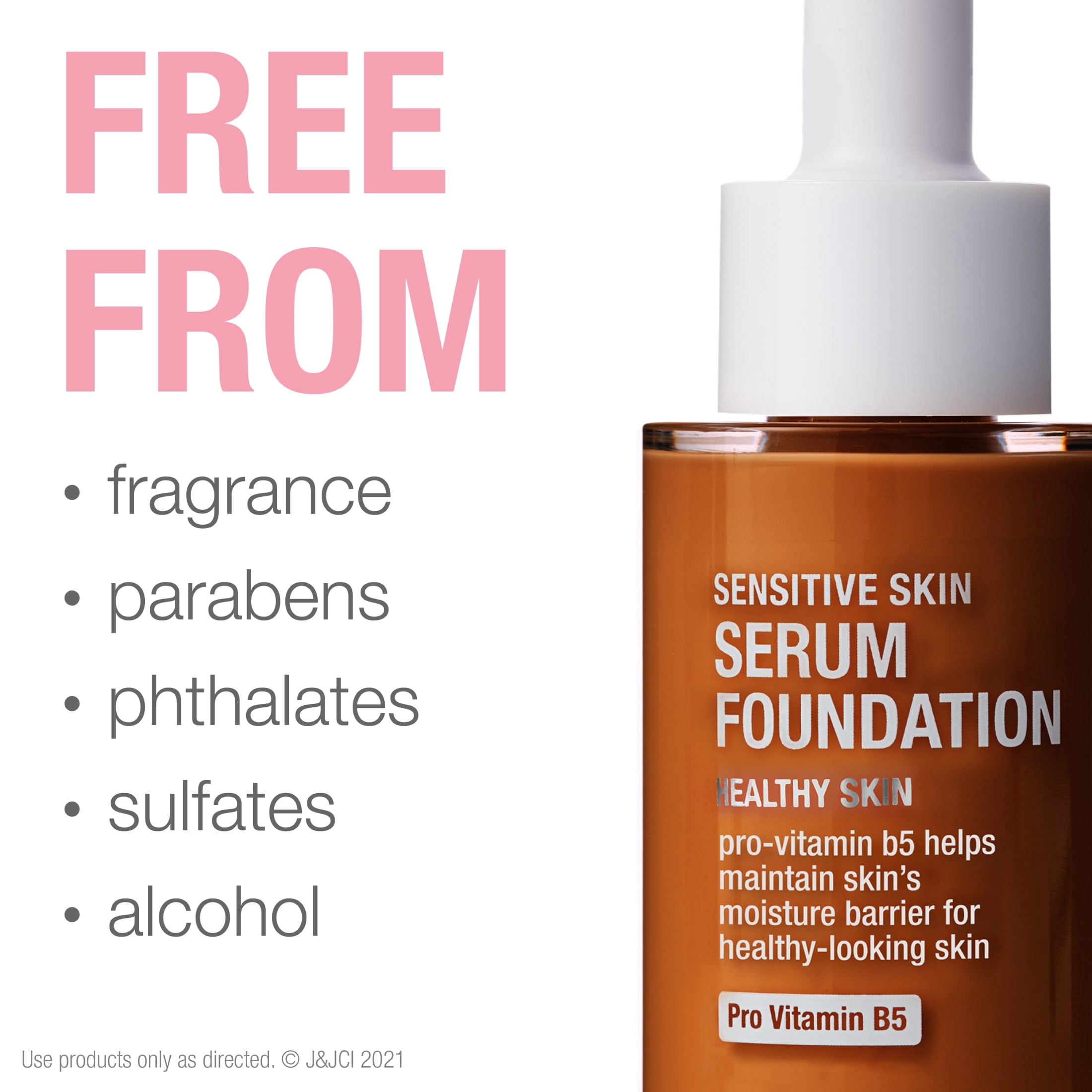 Neutrogena Sensitive Skin Serum Foundation, Medium/Deep 03, 1 oz