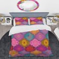 thumbnail image 2 of Designart Ensemble de Housse de Couette à Motifs 'Patchwork Ethnique Multicolore', 2 of 5