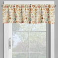 thumbnail image 2 of Ambesonne Retro Window Valance, Flowers Singing Birds, 54" X 12", Multicolor, 2 of 5