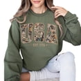 thumbnail image 3 of USA Est 1776 Camo Patriotic Sweatshirt for Men and Women, American Flag Graphic Crewneck, Sizes S-3XL, 3 of 6