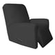 thumbnail image 1 of Slipcover Easy-Going, sillón reclinable de microfibra, elástico, gris oscuro, 1 of 5