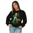 thumbnail image 4 of Street Fighter Cammy 90s Video Gamer Sweatshirt for Men or Women Brisco Brands S, 4 of 6