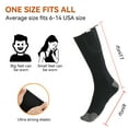thumbnail image 5 of Heated Socks for Men Women 4000mAh Rechargeable Electric Heating Socks Warm Winter Thermal Socks for Skiing Hiking Camping Hunting(3 Heating Settings), 5 of 9