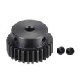 thumbnail image 1 of Unique Bargains 6mm Aperture 30T Mod 1 45# Steel Spur Diff Differential Motor Pinion Gear, 1 of 5