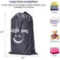 thumbnail image 2 of 2 Pack Laundry Bag, Rips Tears Resistant Large Dirty Clothes Storage Bag,Heavy Duty Laundry Hamper Liner for College Students (28"x40"), 2 of 6