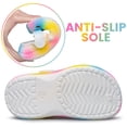 thumbnail image 4 of AMANSSE Boys Girls Clogs Kids Garden Shoes Slip on Gardening Slides Cartoon Outdoor Beach Slippers Sandals Multicolor Big Kid Size 3, 4 of 6