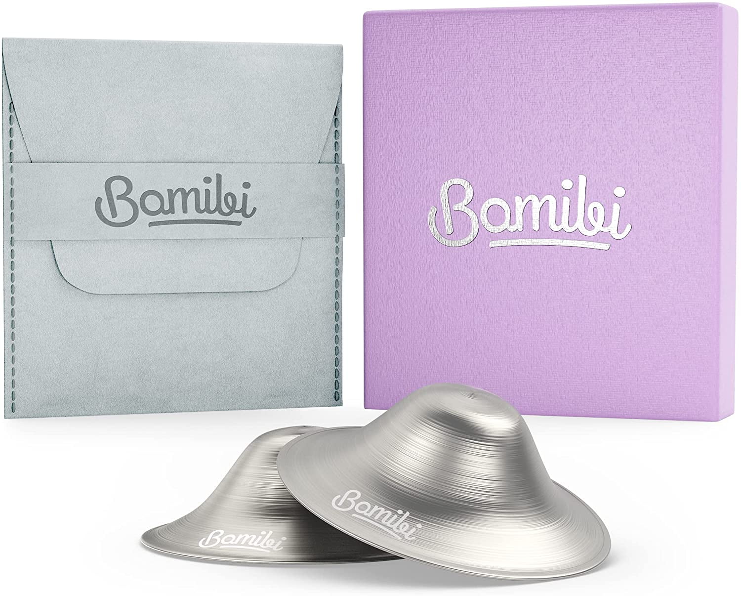 999 Silver Nursing Cups Soothe and Protect Your Nursing Nipples Nickel Free Bamibi Silver Nipple Shields for Nursing Newborn 