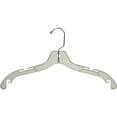 thumbnail image 2 of International Hanger Matte Black Plastic 4-Notches Top Hanger, 25 Pack, 2 of 5