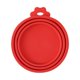 thumbnail image 5 of Tapas de silicona para latas de mascotas MACHAO paquete de 4 talla única amarillo naranja rojo verde, 5 of 5