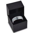 thumbnail image 3 of Tungsten Emperor King Penguin Standing Band Ring 7mm Men Women Comfort Fit 18k Rose Gold Dome Brushed Gray Polished, 3 of 4