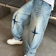 thumbnail image 5 of Atogsazn Children Girls Wide Leg Denim Pant Kids Casual Baggy Jeans Elastic Waist Pant Trouser with Pocket 08-Light Blue 14-15 Years Fashion, 5 of 9