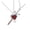 C, variant on His Her Matching Necklace Heart Rapier Charm Couples Jewelry Gift Clavicle Chain For Wedding Anniversary Valentines